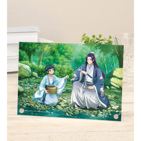 『薬屋のひとりごと』描き下ろし 猫猫&壬氏 水遊びver. A5アクリルパネル